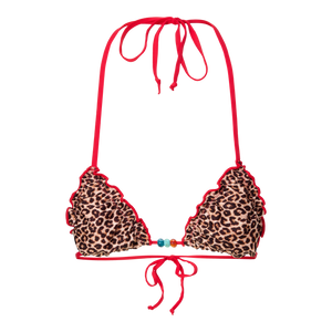 Triangle Ruffle Bikini Jondal Top